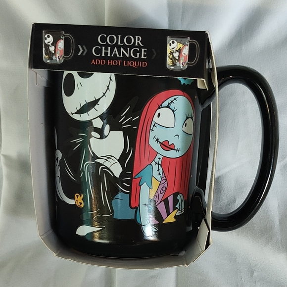 Disney Other - Disney Black and Red Color Change Mug with Characters